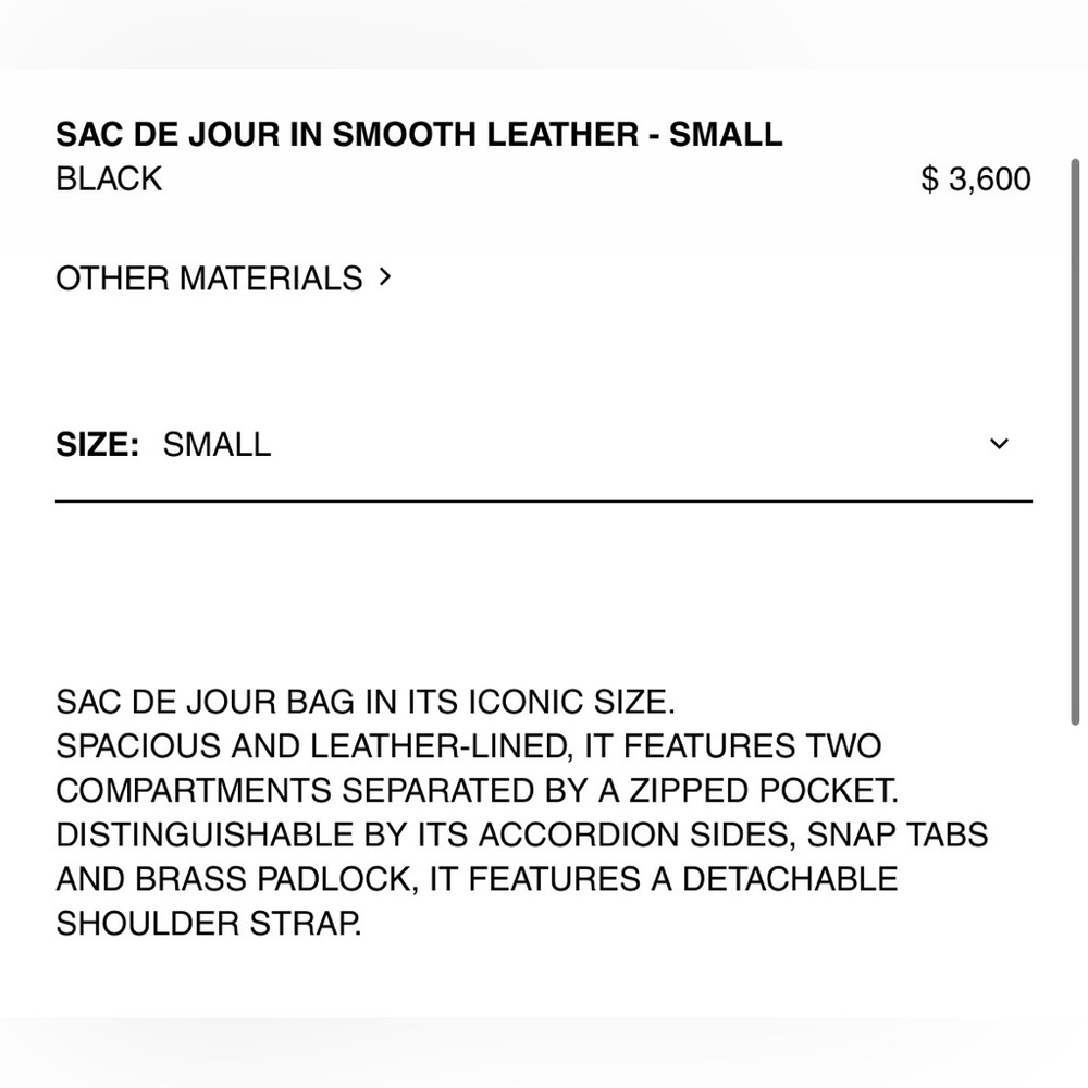 Saint Laurent Small Sac De Jour - Picture 3 of 16